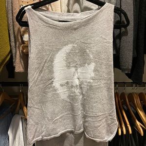 Skull cashmere top sz XS
